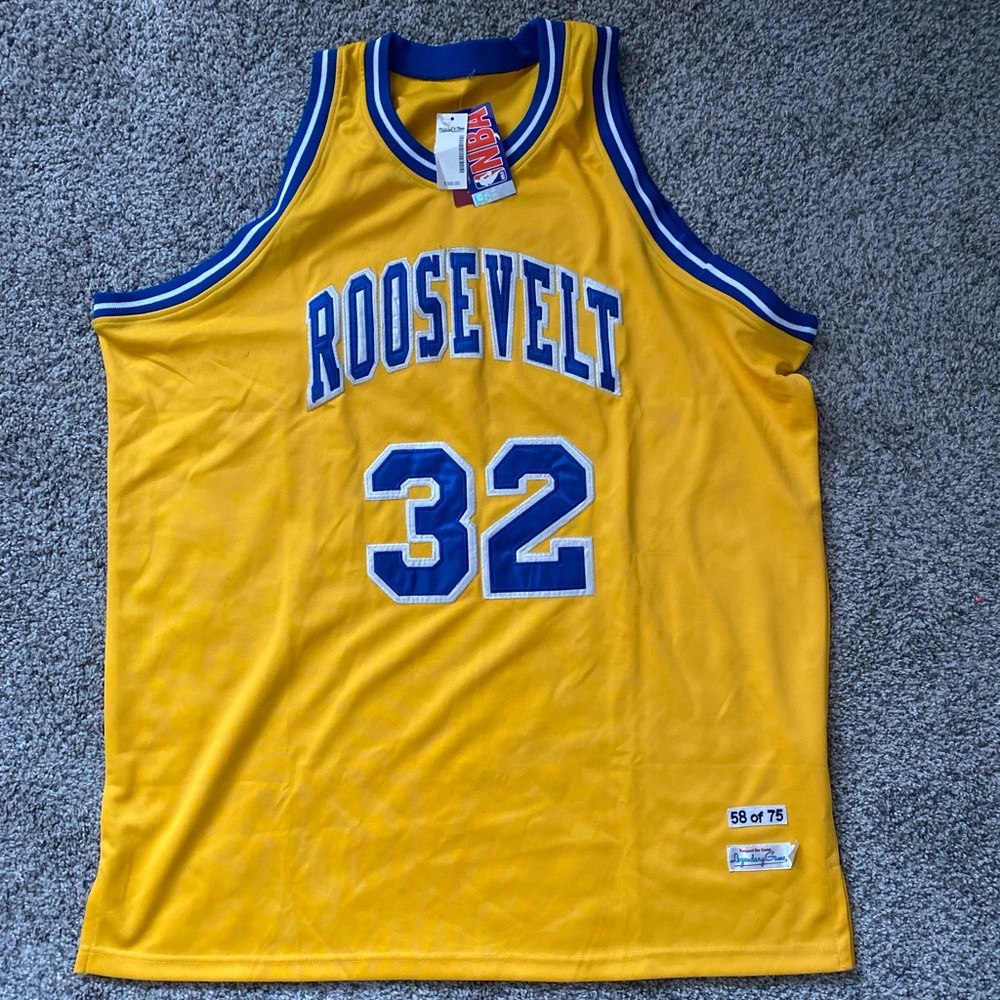 Julius Erving #32 Dr. J Roosevelt Mitchell High School Jersey 58 of 75Throwback